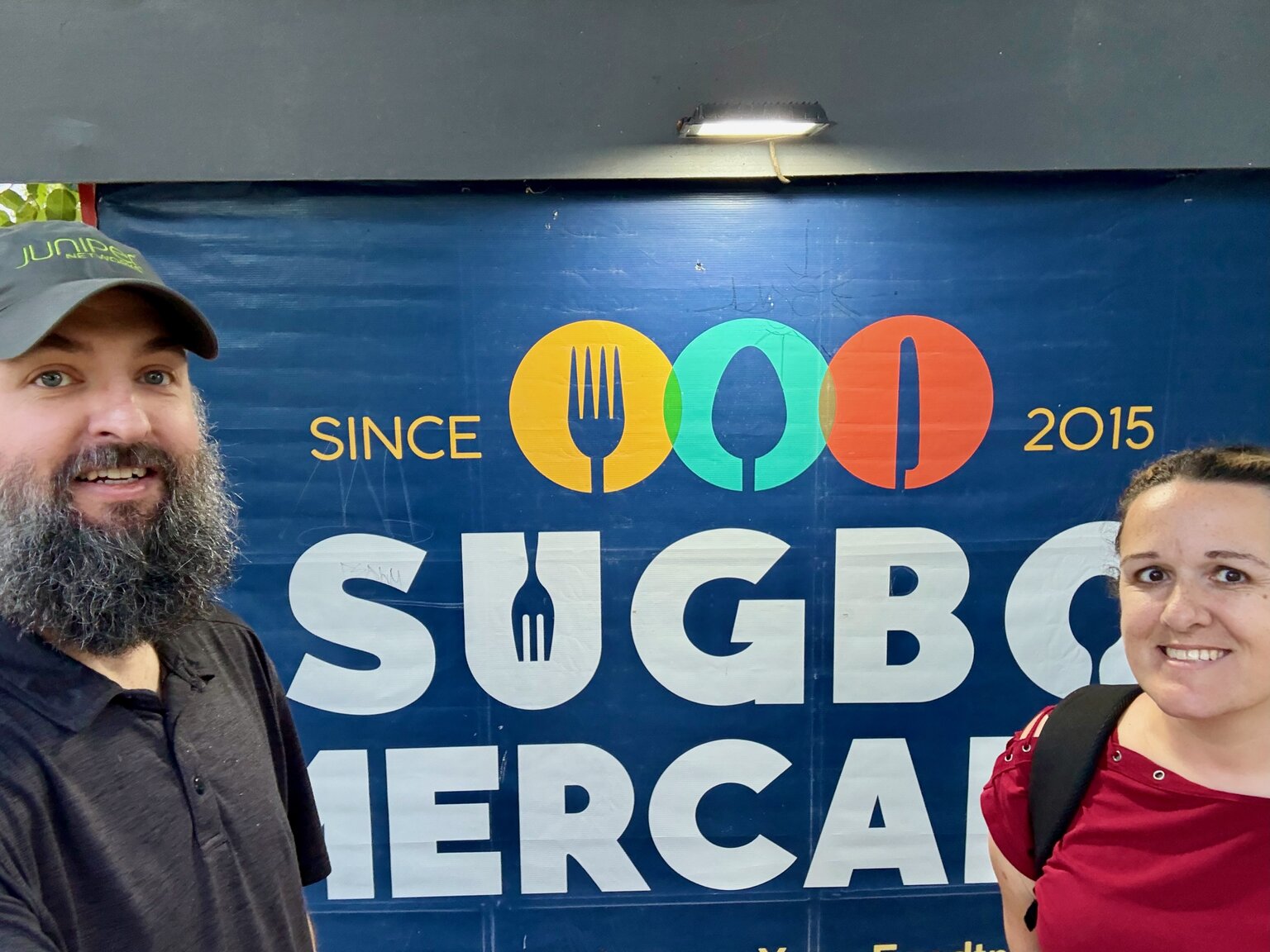 John and Marcia at Sugbo Mercado
